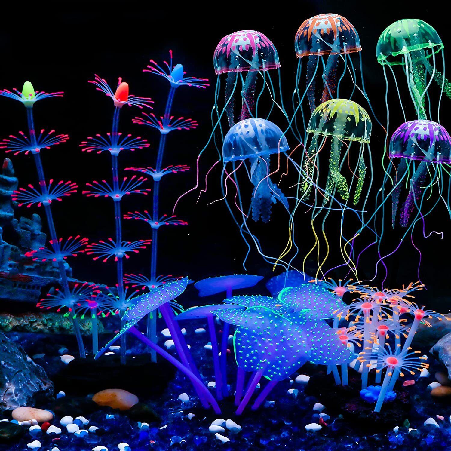 Silikonowe świecące dekoracje  – Live Plant Aquarium recenzja i cena