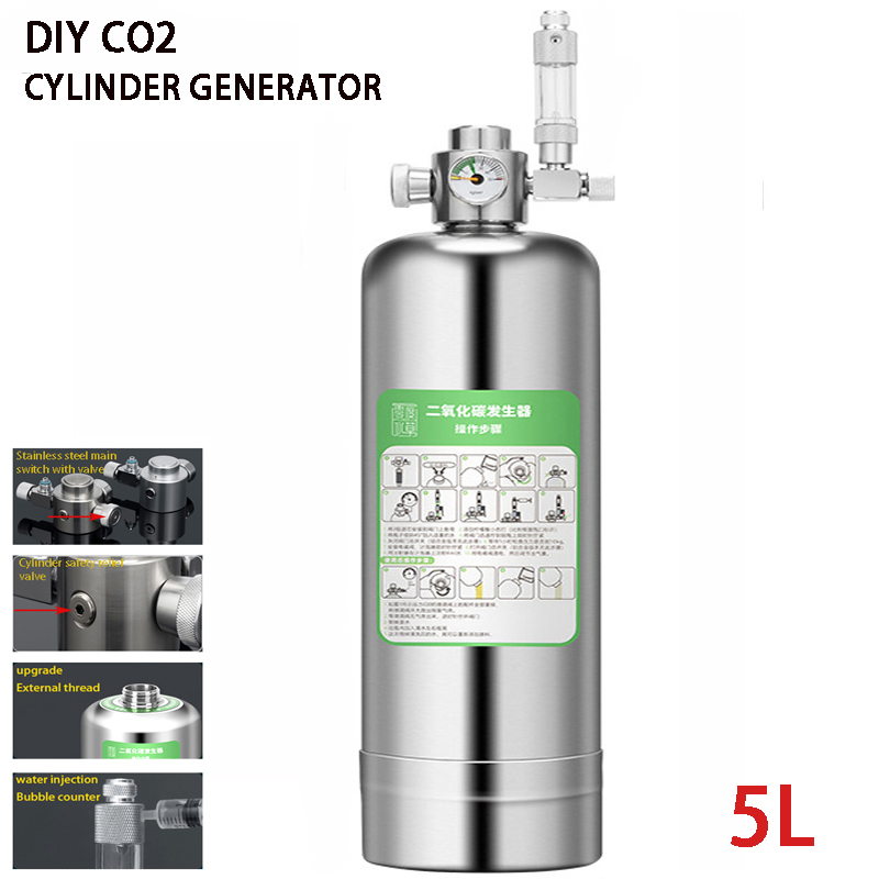 5L akwariowy generator CO2 Sys – Aquarium Liquid Carbon recenzja i cena